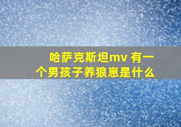 哈萨克斯坦mv 有一个男孩子养狼崽是什么